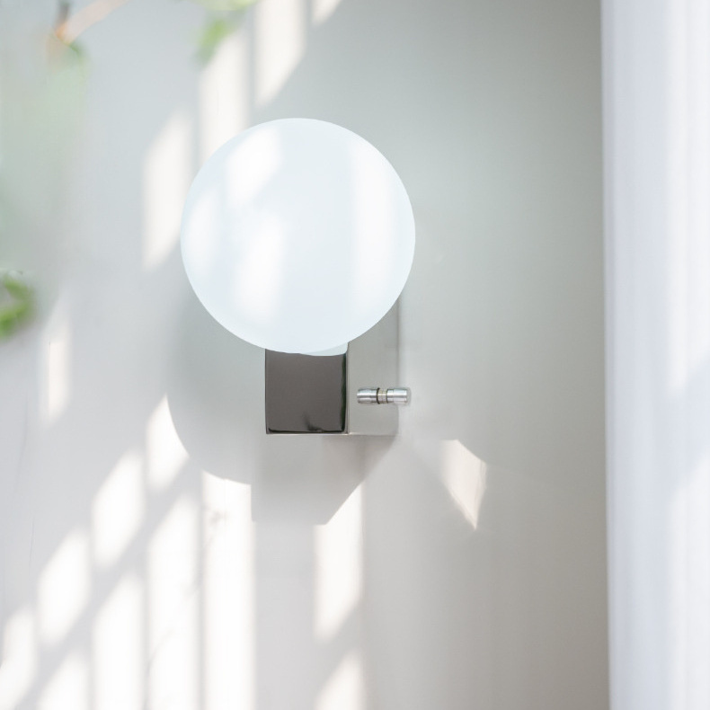 Gregersia Modern Lunar Glow Ball Globe Wall Light Gregersia Modern Lunar Glow Ball Globe Wall Light Sphere