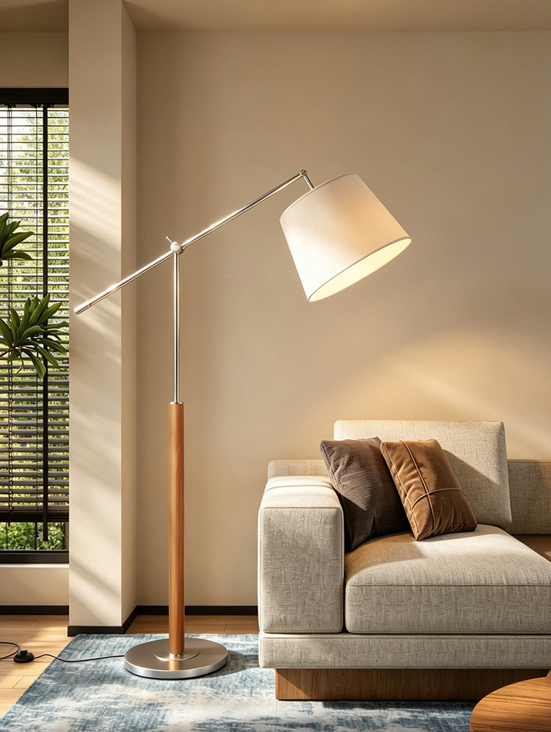 Grelinar Minimalist Dual Axis Beam Floor Lamp Grelinar Minimalist Dual Axis Beam Floor Lamp Living Room Landed House