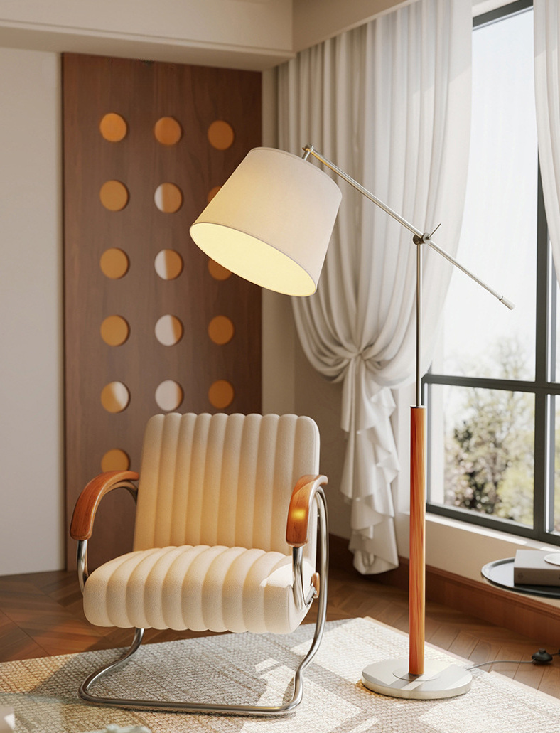 Grelinar Minimalist Dual Axis Beam Floor Lamp Grelinar Minimalist Dual Axis Beam Floor Lamp Living Room Wood