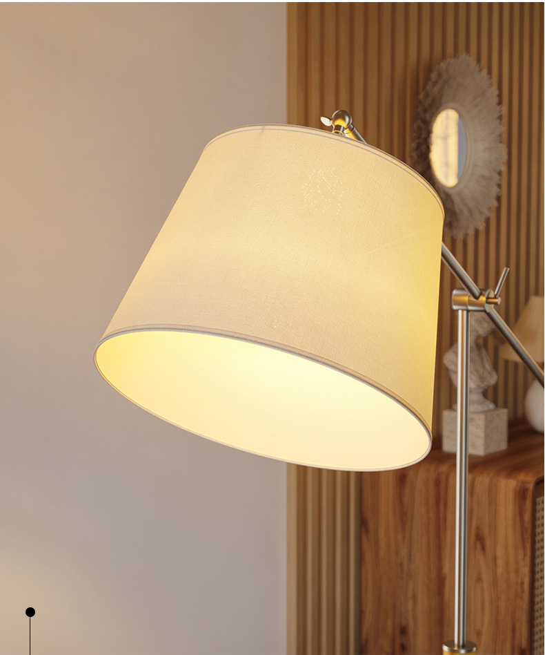 Grelinar Minimalist Dual Axis Beam Floor Lamp Grelinar Minimalist Dual Axis Beam Floor Lamp Warm Glow Shade Detail