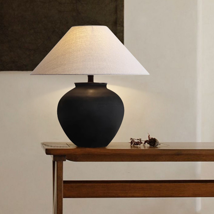 Gustavsberg Wabi-Sabi Ceramic Vase Table Lamp Gustavsberg Wabi Sabi Ceramic Vase Table Lamp Bedroom Apartment
