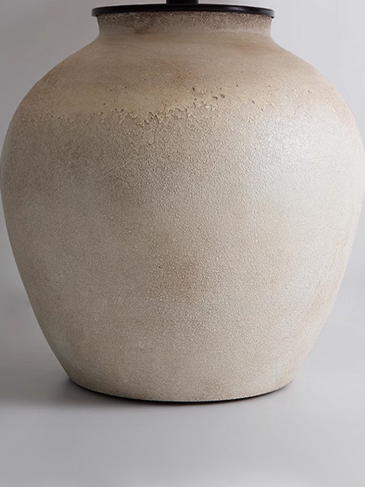Gustavsberg Wabi-Sabi Ceramic Vase Table Lamp Gustavsberg Wabi Sabi Ceramic Vase Table Lamp Beige