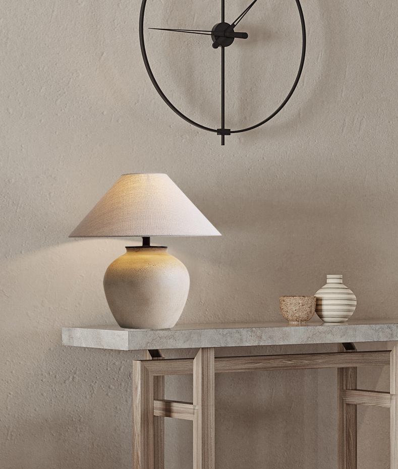 Gustavsberg Wabi-Sabi Ceramic Vase Table Lamp Gustavsberg Wabi Sabi Ceramic Vase Table Lamp Living Room Bto