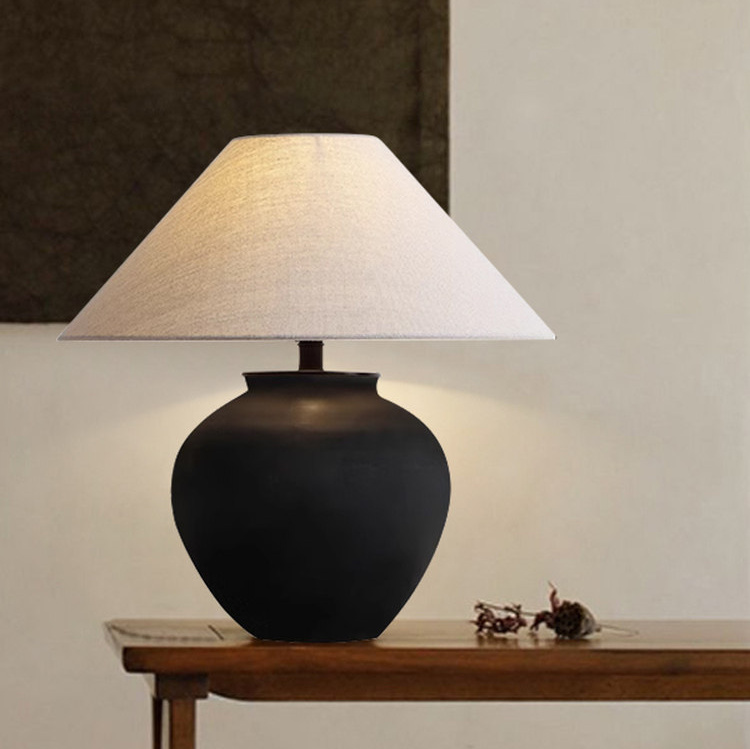 Gustavsberg Wabi-Sabi Ceramic Vase Table Lamp Gustavsberg Wabi Sabi Ceramic Vase Table Lamp Living Room Hdb