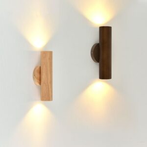 Home Havdorin Minimalist Dual Beam Wooden Wall Light