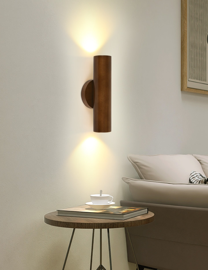 Havdorin Minimalist Dual Beam Wooden Wall Light Havdorin Minimalist Dual Beam Wooden Wall Light Living Room Landed House