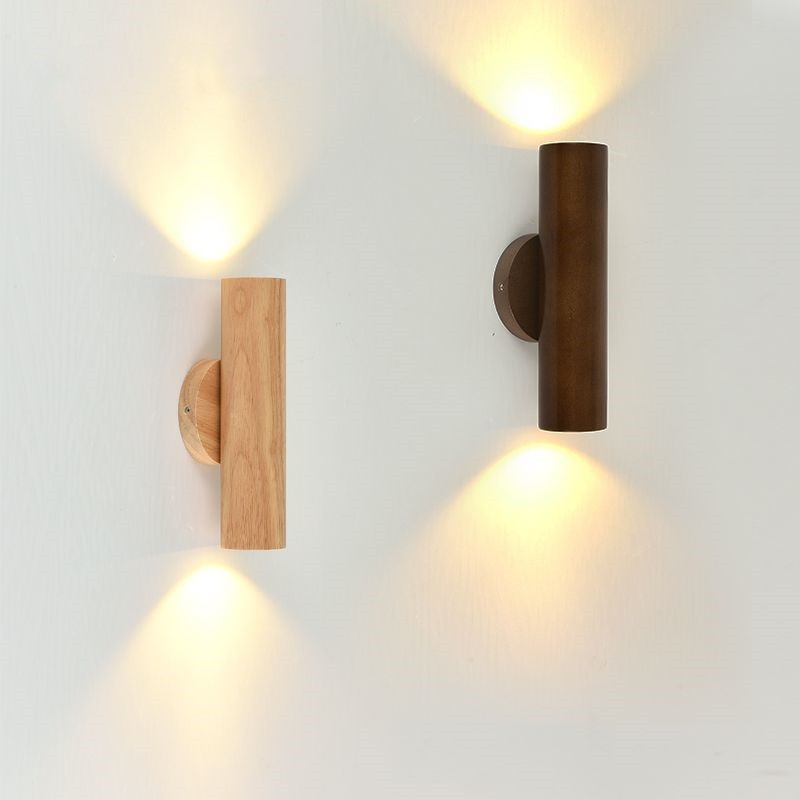 Havdorin Minimalist Dual Beam Wooden Wall Light Havdorin Minimalist Dual Beam Wooden Wall Light