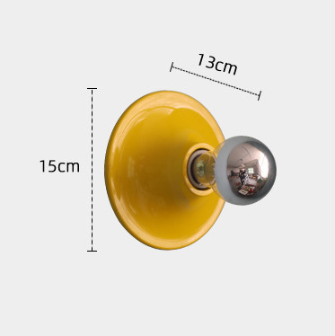 Karnvyrn Minimalist Metallic Halo Wall Light Karnvyrn Minimalist Metallic Halo Wall Light Dimensions