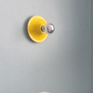 Karnvyrn Minimalist Metallic Halo Wall Light Metal