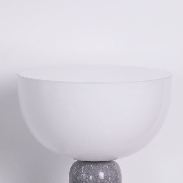 Kizornuu Modern Inverted Dome Marble Table Lamp Kizornuu Modern Inverted Dome Marble Table Lamp Green Sculptural