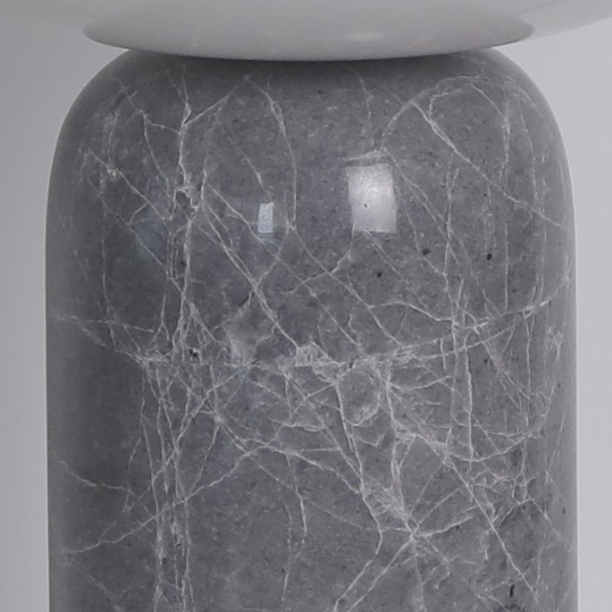 Kizornuu Modern Inverted Dome Marble Table Lamp Kizornuu Modern Inverted Dome Marble Table Lamp Grey