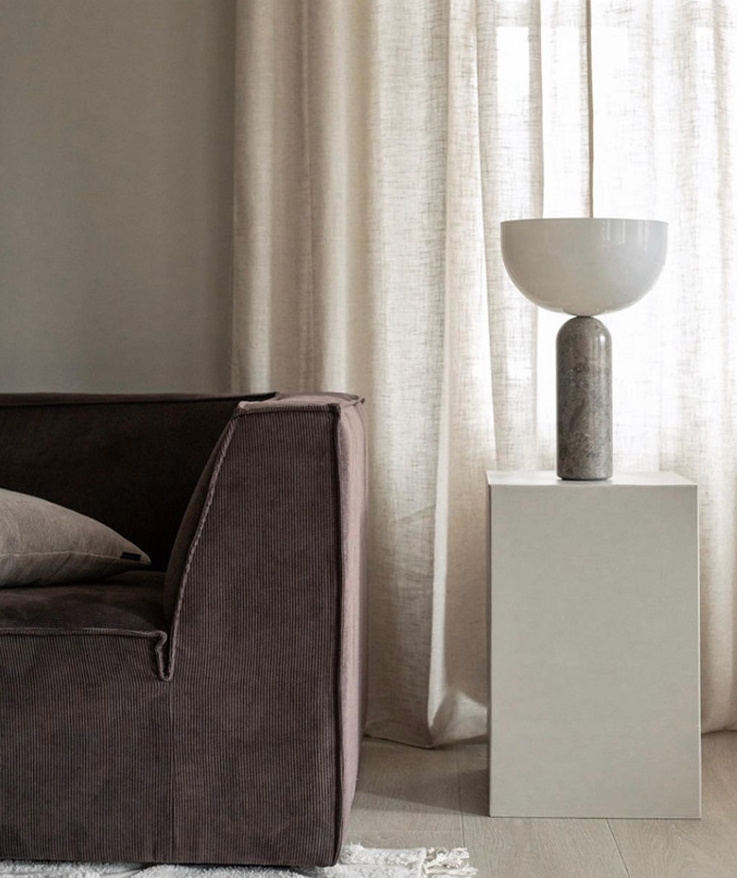 Kizornuu Modern Inverted Dome Marble Table Lamp Kizornuu Modern Inverted Dome Marble Table Lamp Living Room Condo