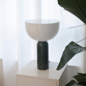 Home Kizornuu Modern Inverted Dome Marble Table Lamp Living Room Hdb