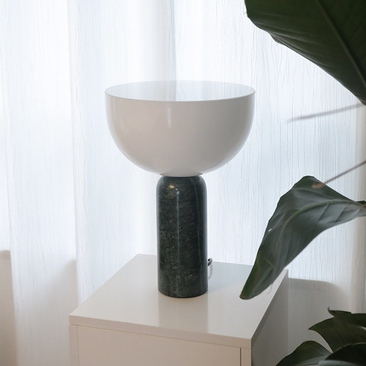 Kizornuu Modern Inverted Dome Marble Table Lamp Kizornuu Modern Inverted Dome Marble Table Lamp Living Room Hdb
