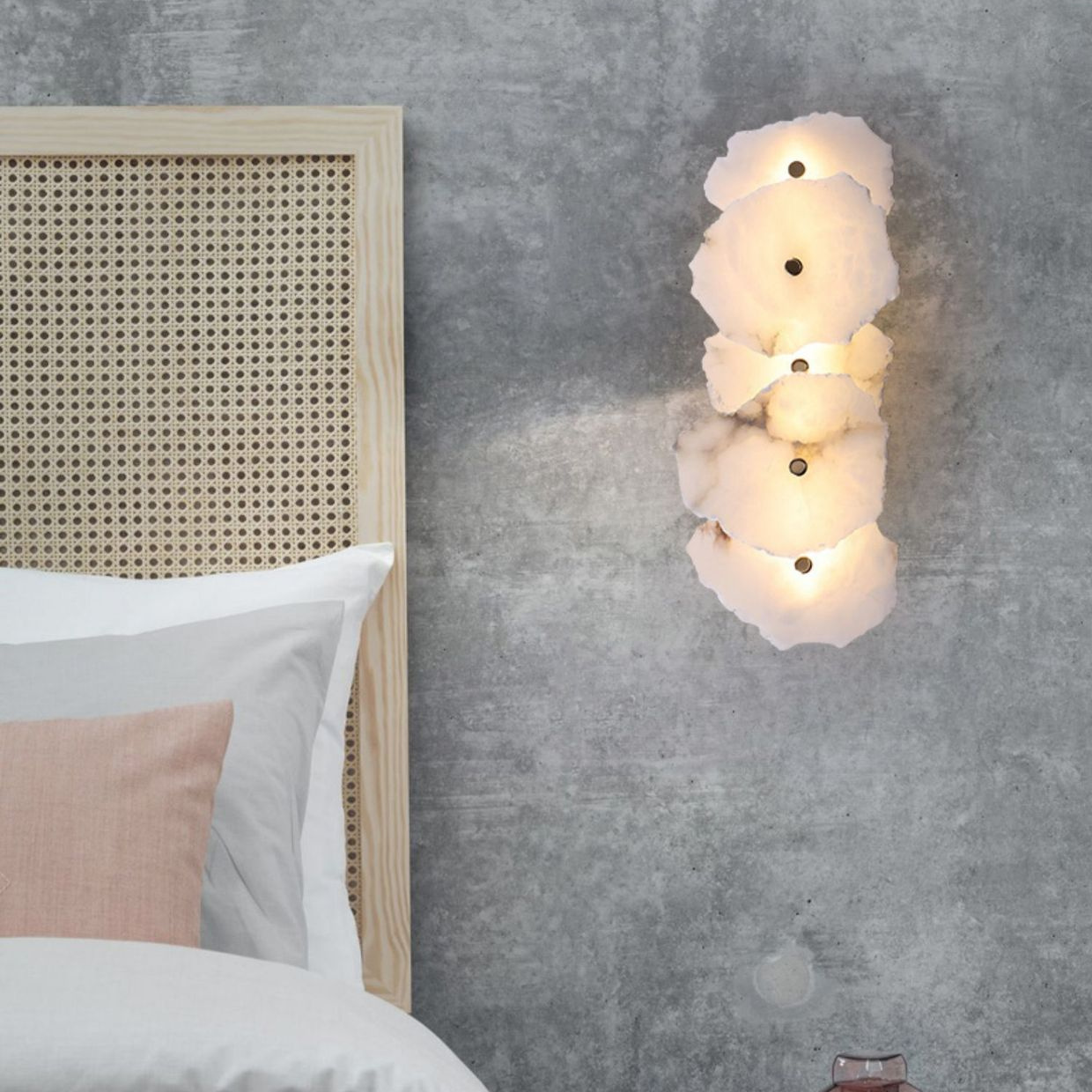 Nordlyra Luxury/Glam Alabaster Shard Wall Light Nordlyra Luxury Glam Alabaster Shard Wall Light Bedroom Hdb