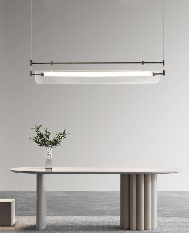 Parduusinn Modern Ribbed Cascade Pendant Light Parduusinn Modern Ribbed Cascade Pendant Light Dining Table Landed House