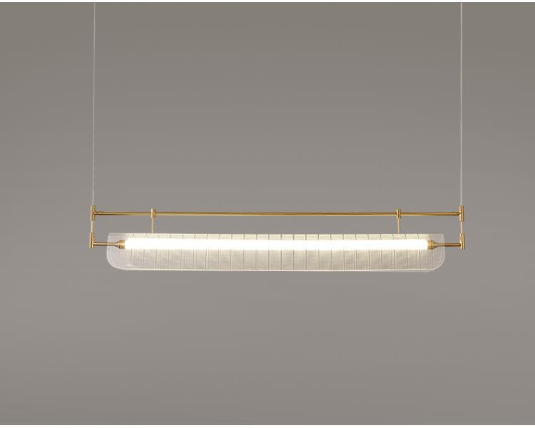 Parduusinn Modern Ribbed Cascade Pendant Light Parduusinn Modern Ribbed Cascade Pendant Light Gold Linear