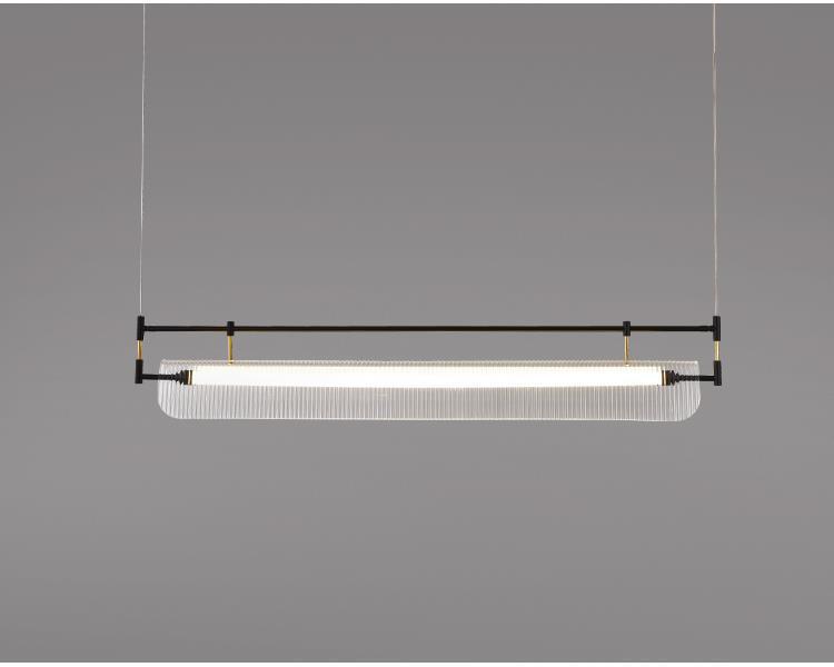 Parduusinn Modern Ribbed Cascade Pendant Light Parduusinn Modern Ribbed Cascade Pendant Light Linear