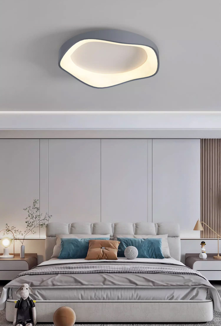 Rintovar Modern Soft Ripple Ceiling Light Rintovar Modern Soft Ripple Ceiling Light Bedroom Ambient Lighting