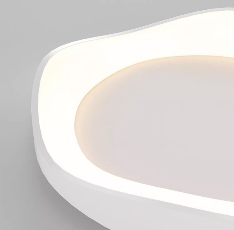 Rintovar Modern Soft Ripple Ceiling Light Rintovar Modern Soft Ripple Ceiling Light Close Up