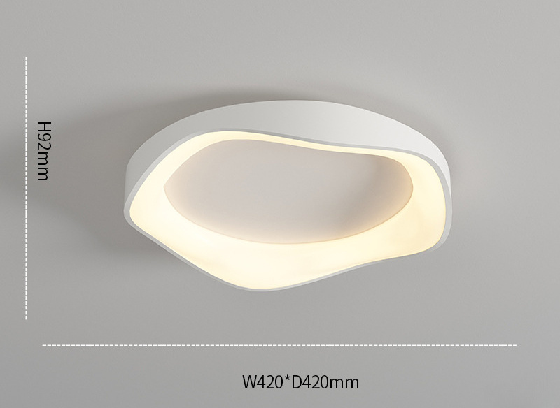 Rintovar Modern Soft Ripple Ceiling Light Rintovar Modern Soft Ripple Ceiling Light Dimensions