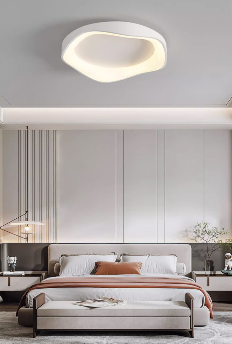 Rintovar Modern Soft Ripple Ceiling Light Rintovar Modern Soft Ripple Ceiling Light Master Bedroom