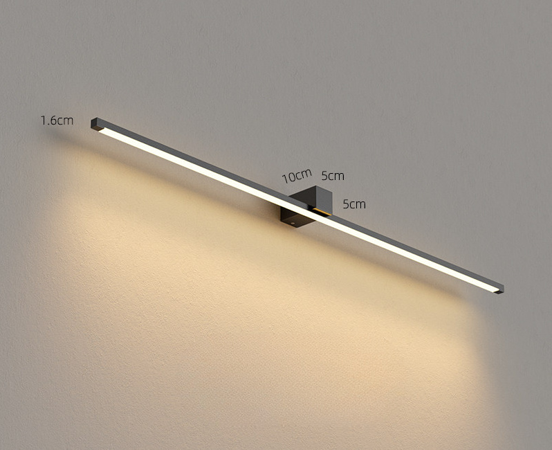 Sinbaya Modern Linear Glow Wall Light Sinbaya Modern Linear Glow Wall Light Black Dimensions