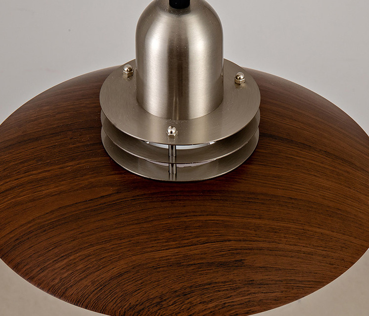 Vindorli Japandi Layered Disc Pendant Light Vindorli Japandi Layered Disc Pendant Light Natural Wood