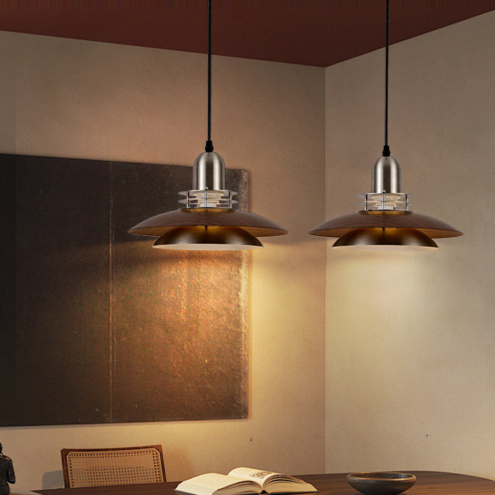 Vindorli Japandi Layered Disc Pendant Light Vindorli Japandi Layered Disc Pendant Light Study Room Landed House