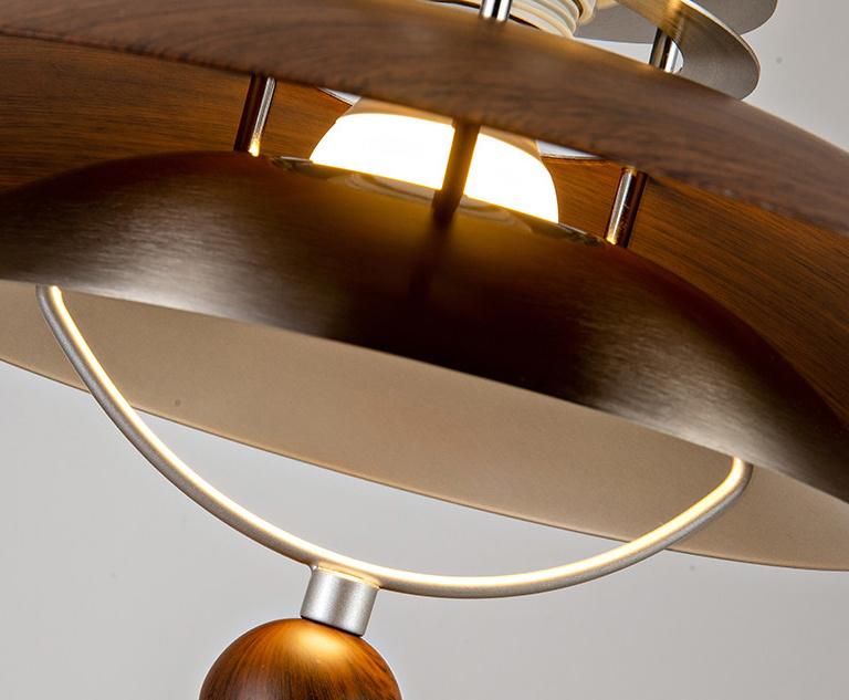 Vindorli Japandi Layered Disc Pendant Light Vindorli Japandi Layered Disc Pendant Light Warm Glow